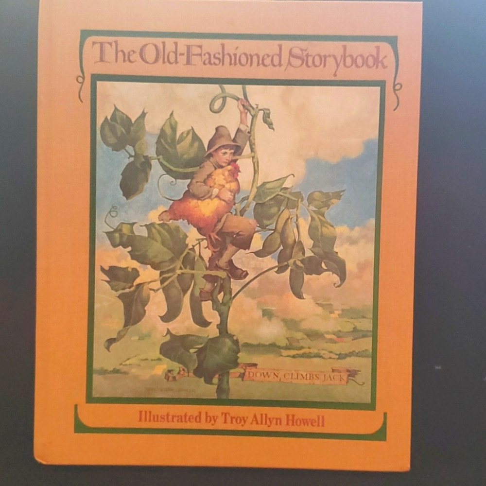 The Old Fashioned Storybook Cloth Bound Gold Edge Fairytale Volume 1985 D